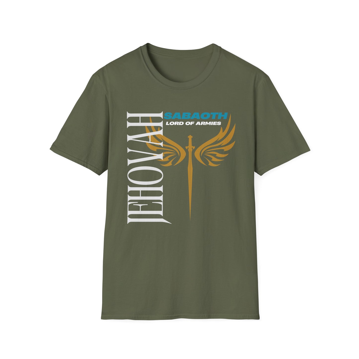 Jehovah Sabaoth Unisex Softstyle T-Shirt - Spiritual Faith Tee