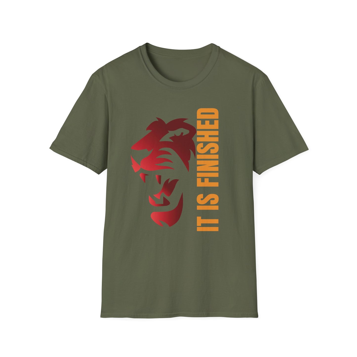 Unisex Softstyle T-Shirt - 'It Is Finished' Motivational Tee for Inspiration and Faith