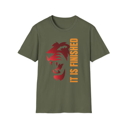 Unisex Softstyle T-Shirt - 'It Is Finished' Motivational Tee for Inspiration and Faith