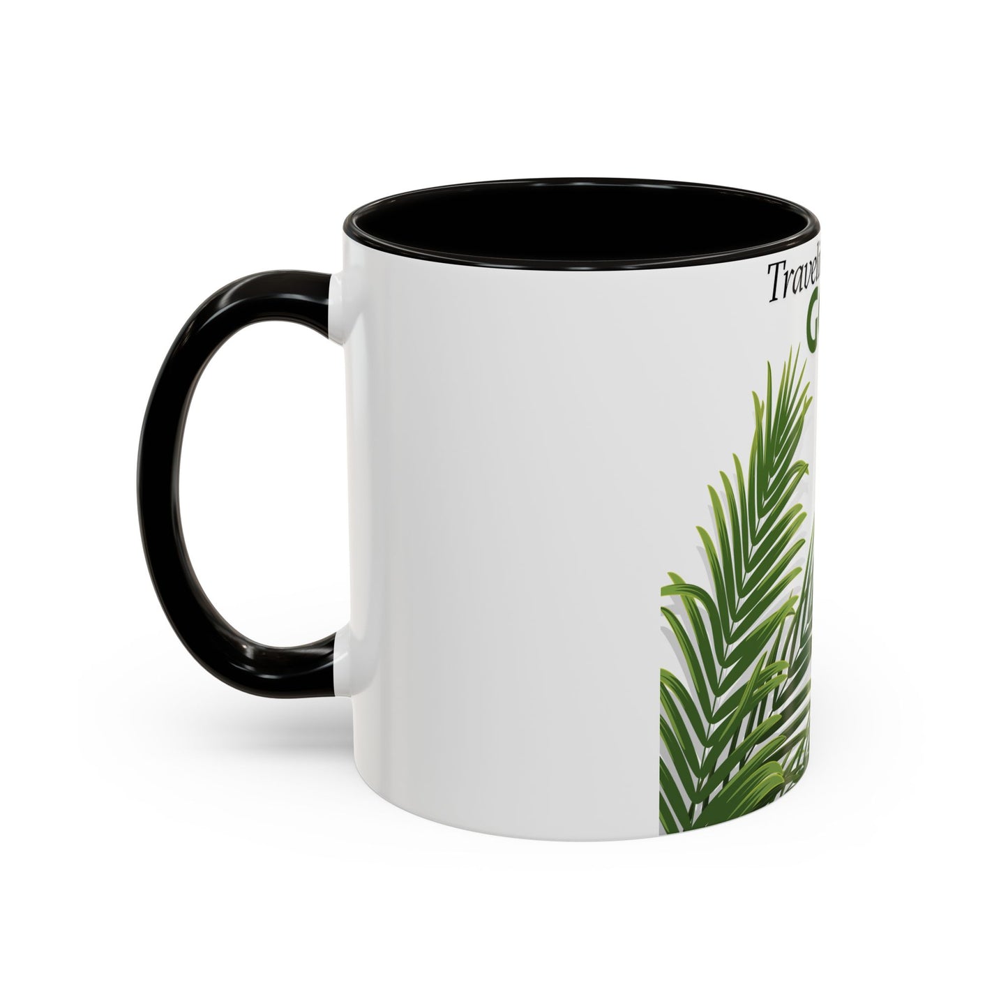 Travel-Themed Inspirational Mug - "Traveling in GOD's Blessings"