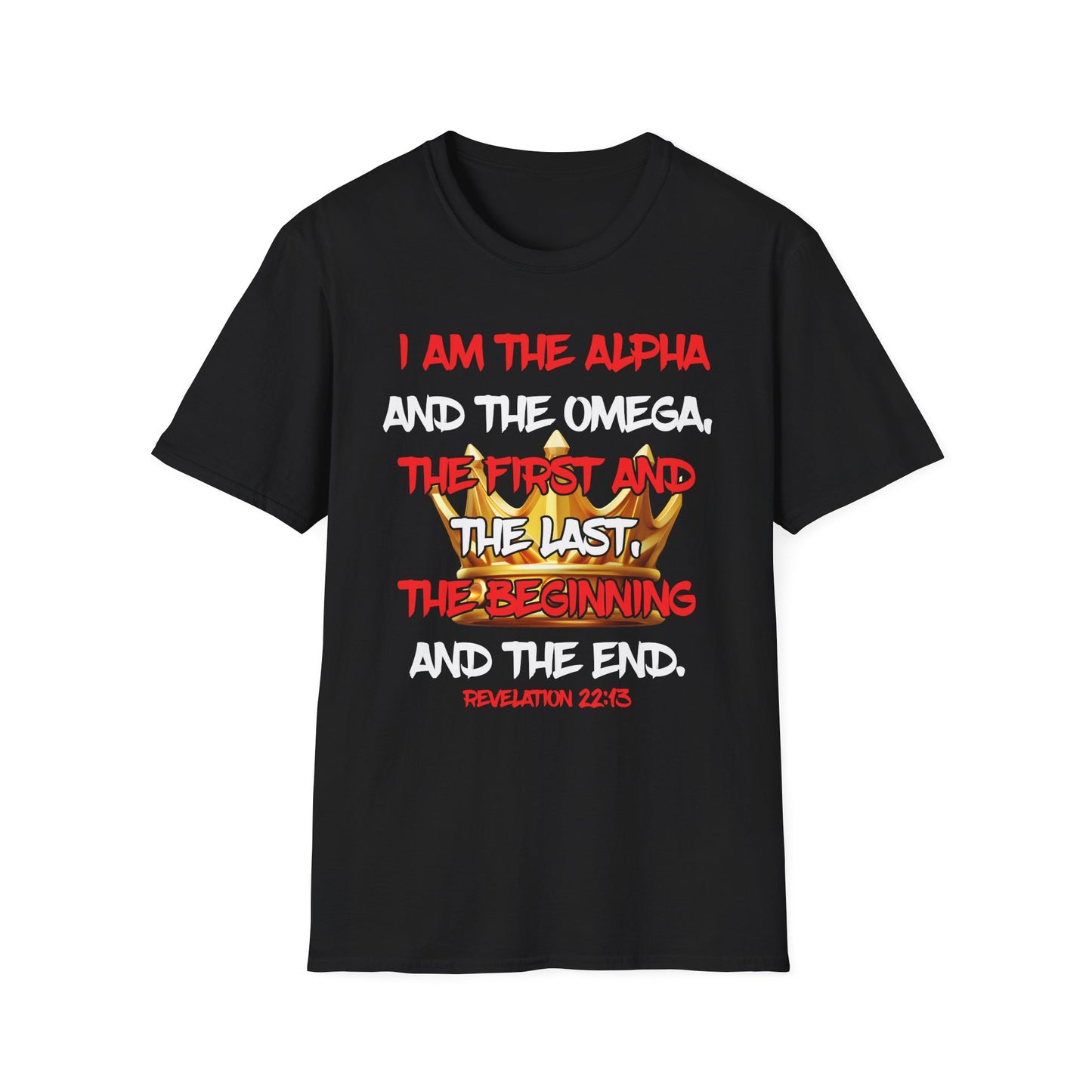 I Am The Alpha, Unisex Softstyle T-Shirt