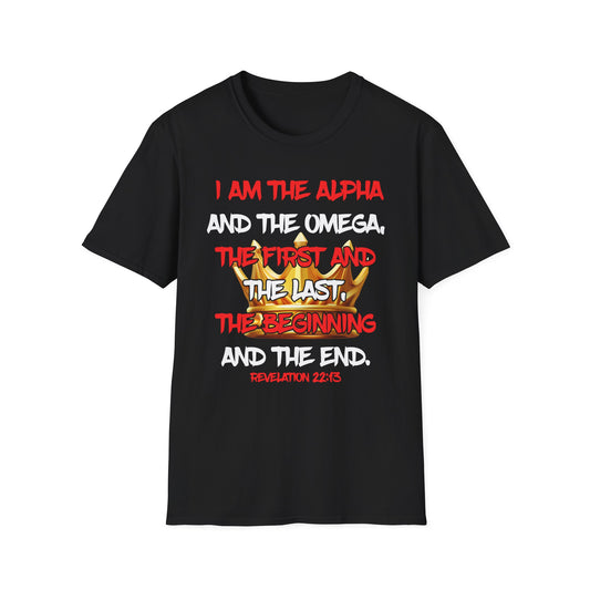 I Am The Alpha, Unisex Softstyle T-Shirt