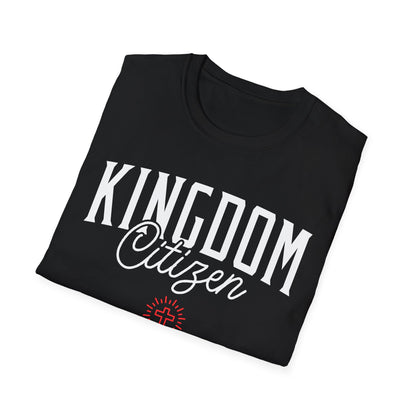 Kingdom Citizen Unisex Softstyle T-Shirt - Faith-Inspired Mountain Design