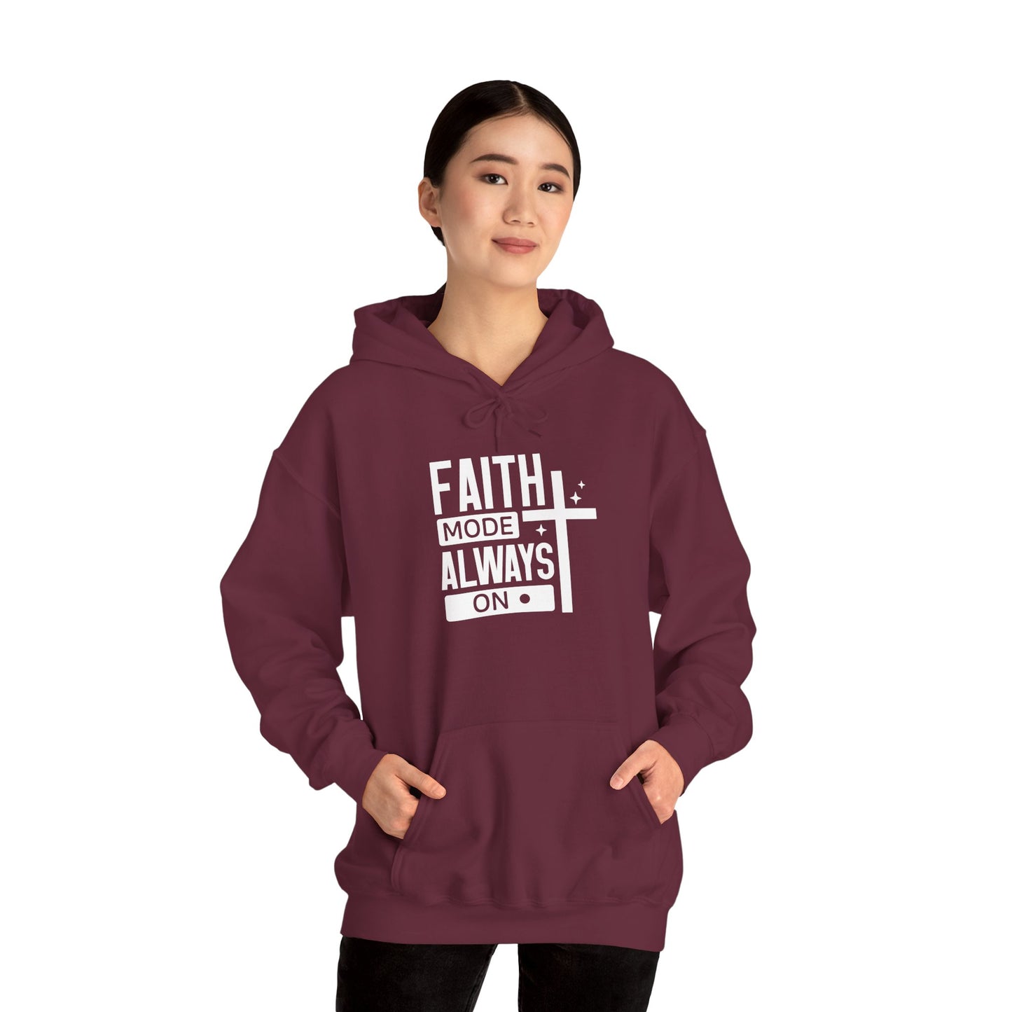 Faith Mode Hooded Sweatshirt - Unisex Heavy Blend™