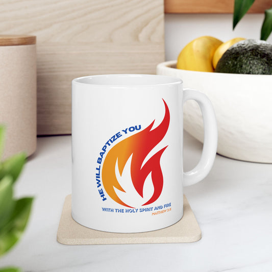White Inspirational Ceramic Mug – 11oz & 15oz | Motivational Design for Daily Motivation