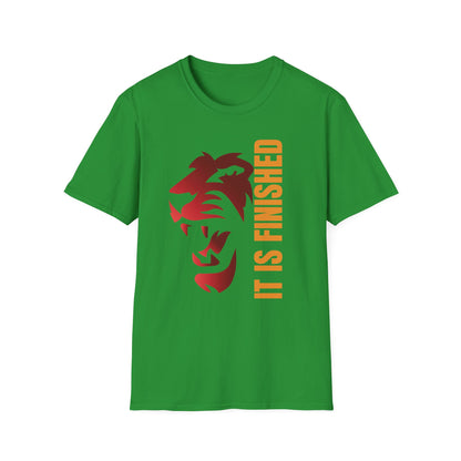 Unisex Softstyle T-Shirt - 'It Is Finished' Motivational Tee for Inspiration and Faith