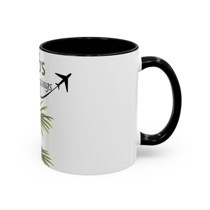 Travel-Themed Inspirational Mug - "Traveling in GOD's Blessings"