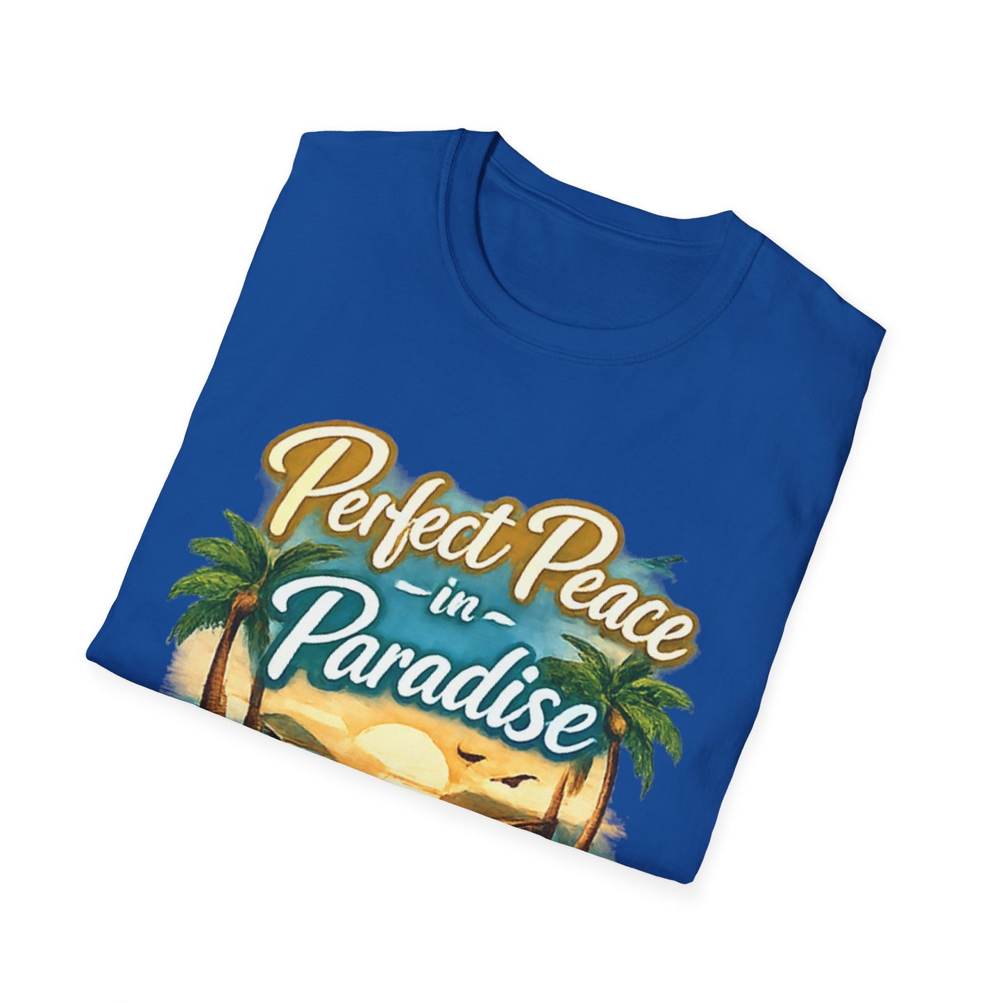 Perfect Peace in Paradise T-Shirt — Tropical Beach Graphic Tee