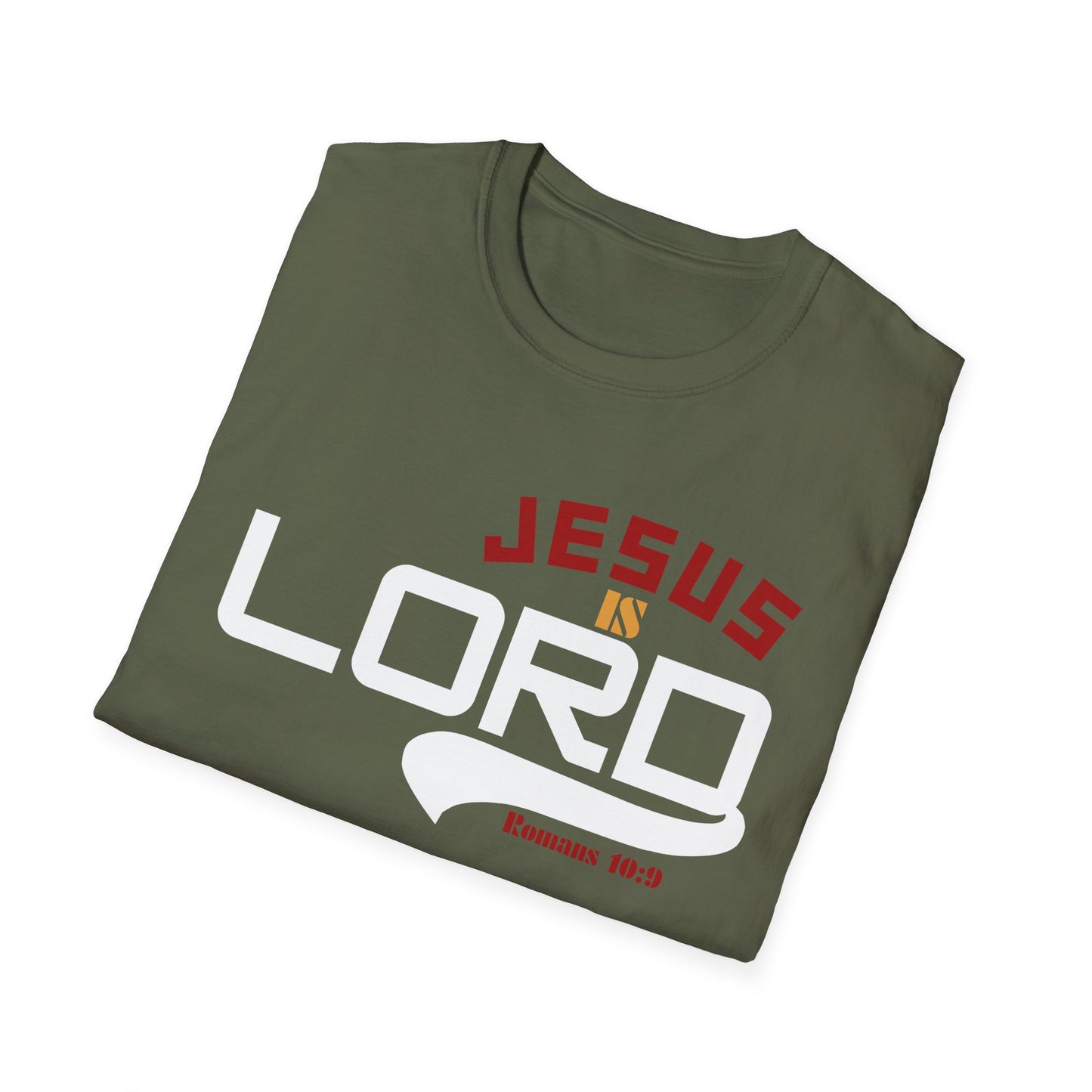 Inspirational Jesus is Lord T-Shirt | Unisex Softstyle Tee for Faith & Fellowship