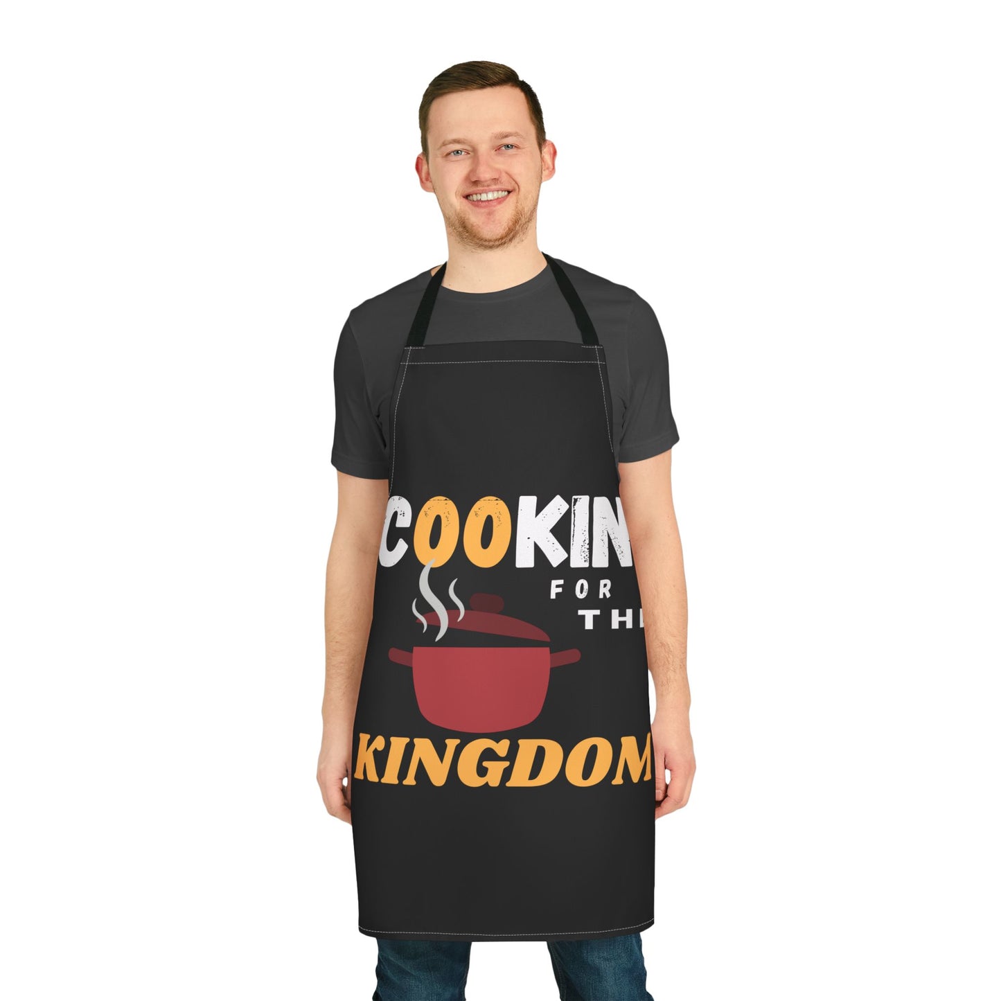 Cookin' for the Kingdom Apron — Faith-Based Cooking Kitchen Apron
