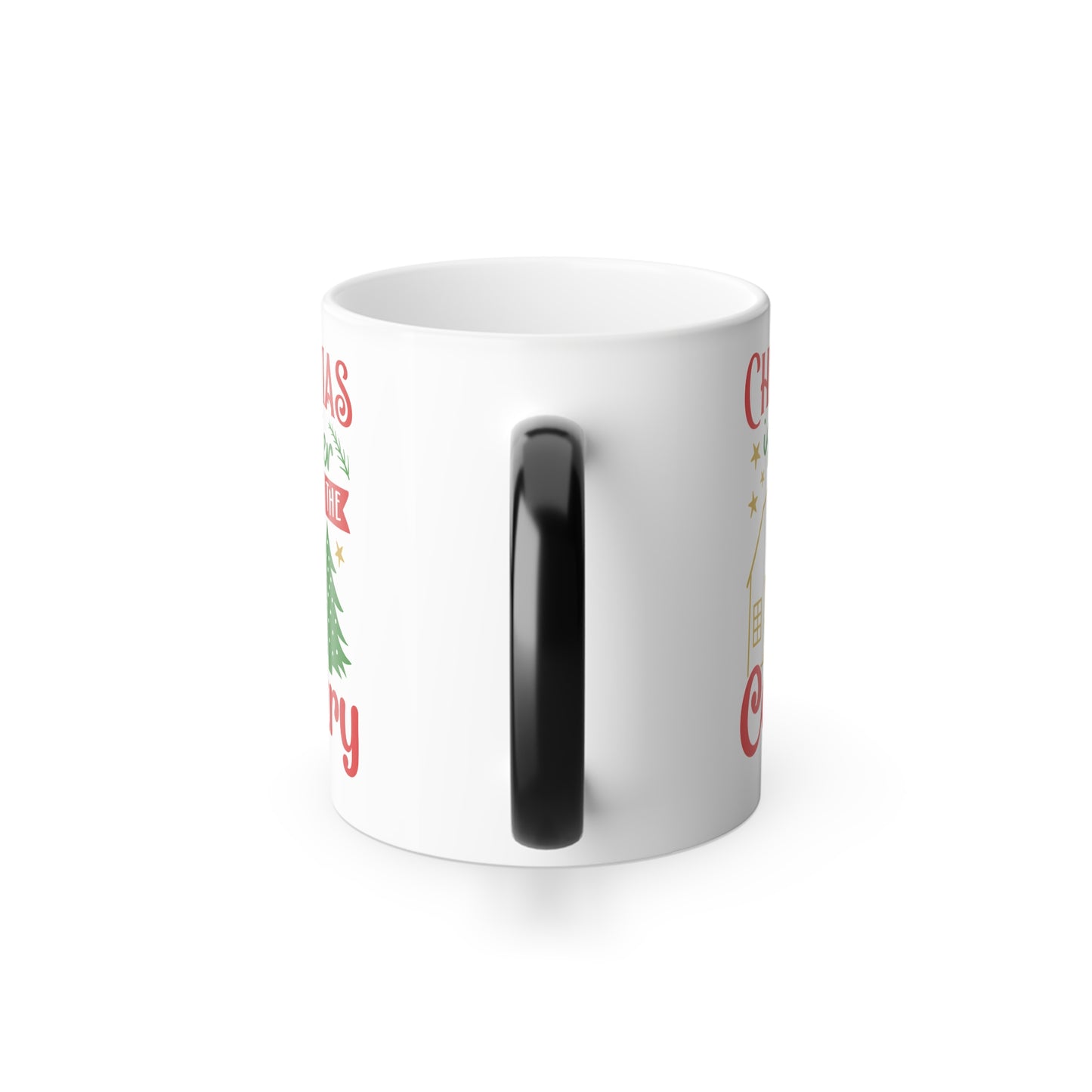 Color Morphing Mug — "Christmas Is Better In The Country" Holiday Coffee Cup (11oz)