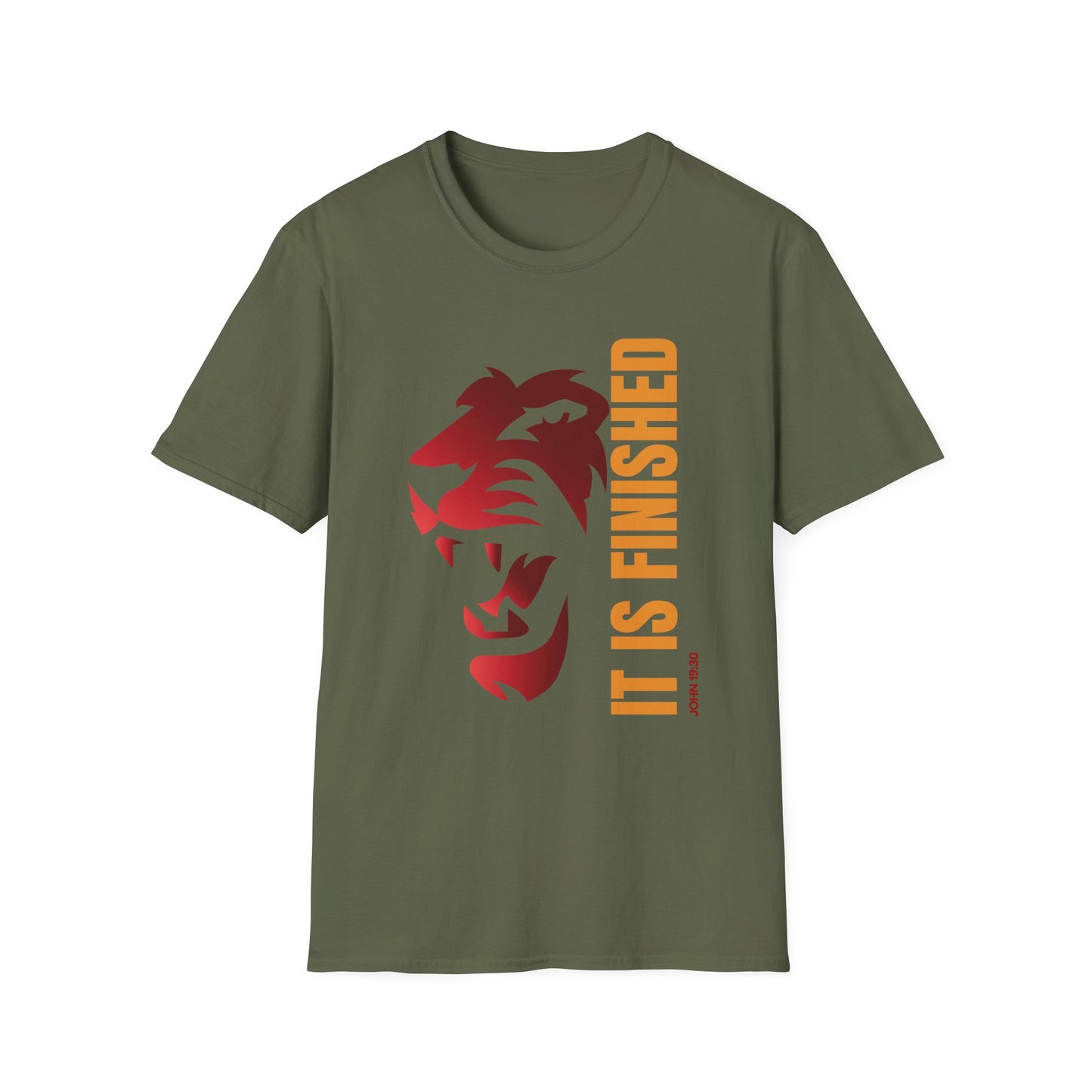 Unisex Softstyle T-Shirt - 'It Is Finished' Motivational Tee for Inspiration and Faith