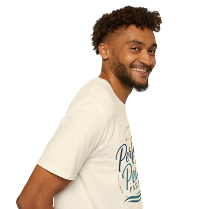 Perfect in Peace Paradise T-Shirt — Beach Palm Sunset Graphic Tee