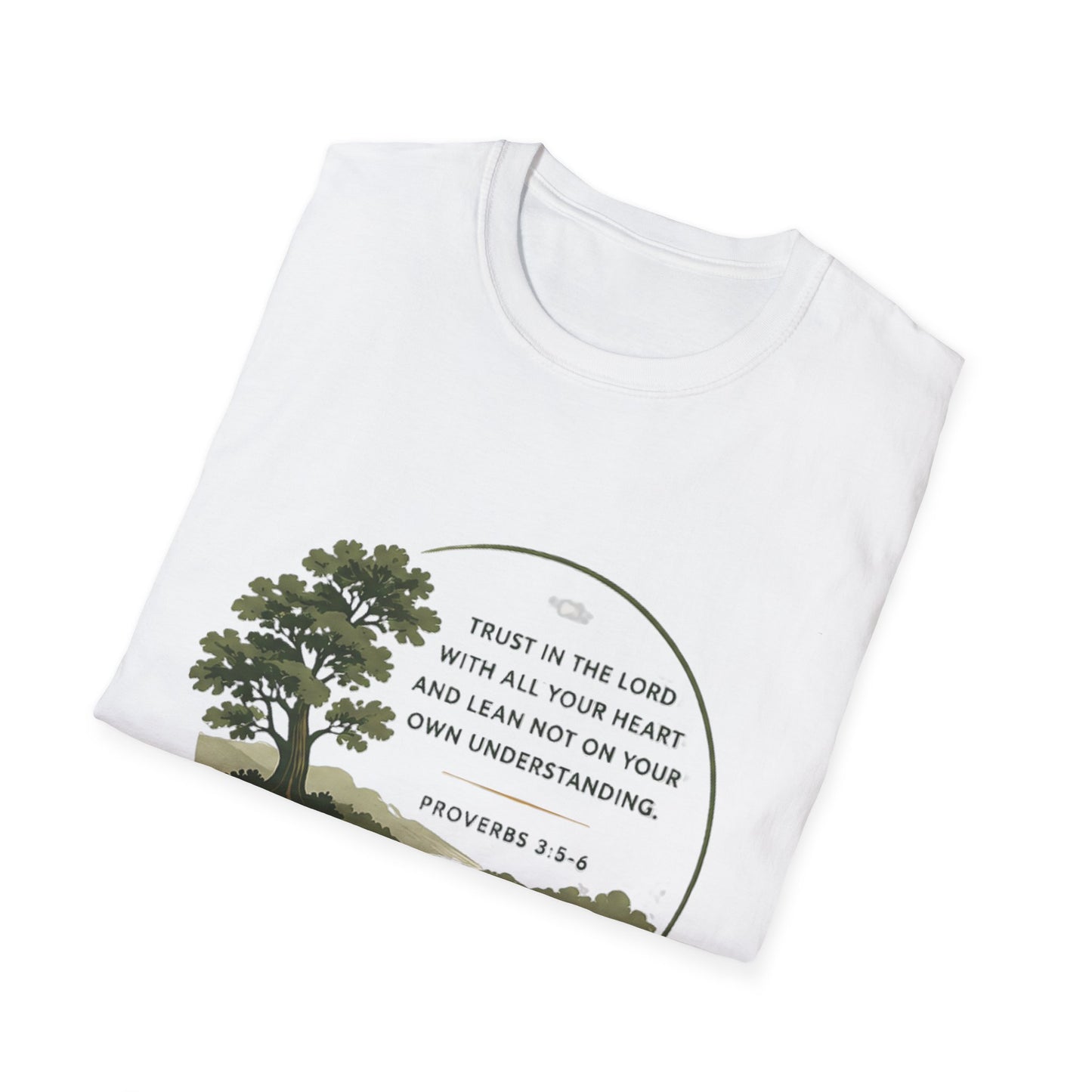 Resilience Bible Verse T‑Shirt — Proverbs 3:5-6 Inspirational Faith Tee