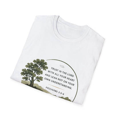 Resilience Bible Verse T‑Shirt — Proverbs 3:5-6 Inspirational Faith Tee