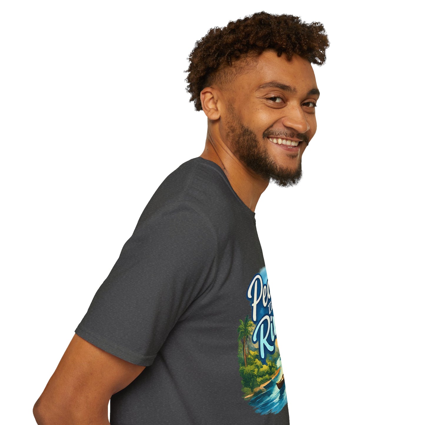 Peace Like a River T‑Shirt — Scenic River Prayer Tee