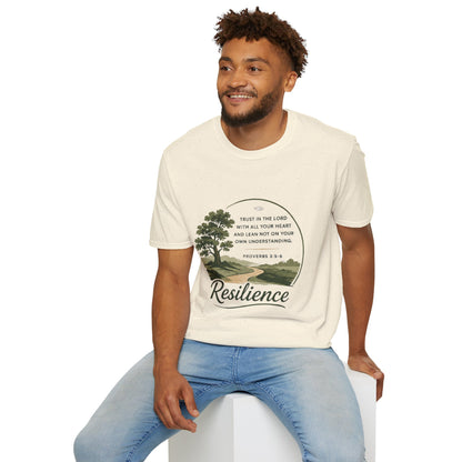 Resilience Bible Verse T‑Shirt — Proverbs 3:5-6 Inspirational Faith Tee