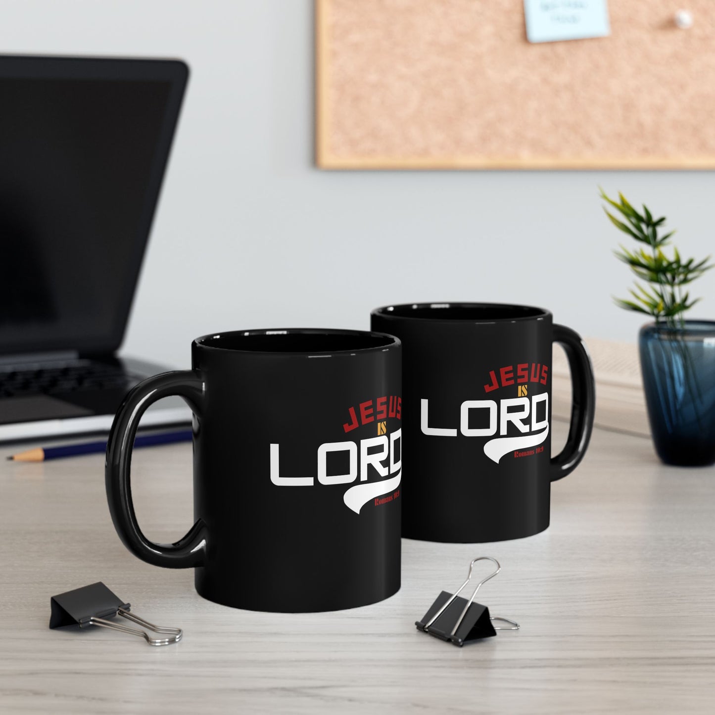 Jesus is Lord Inspirational Mug - 11oz & 15oz - Faith & Motivation Coffee Cup
