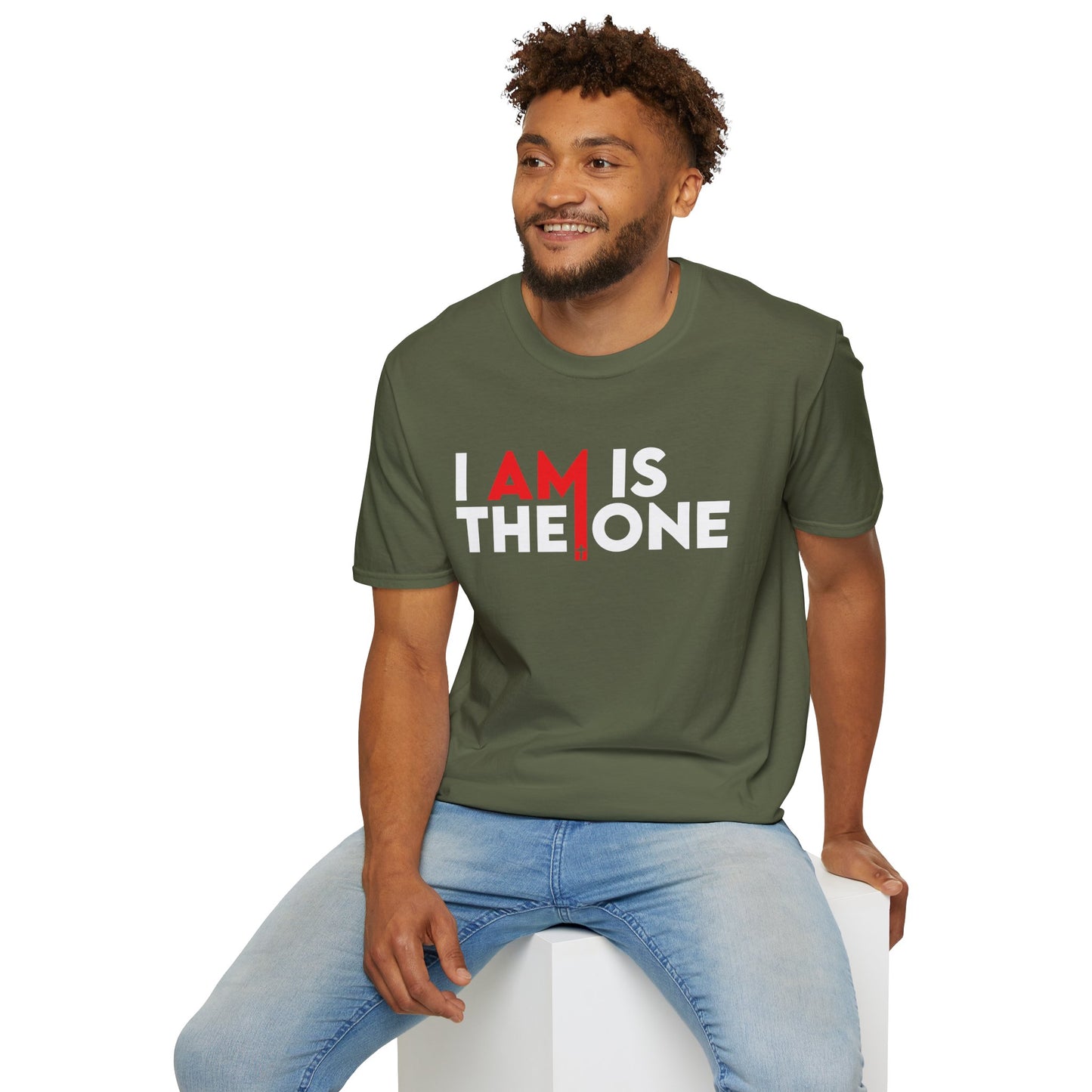 Unisex Softstyle Inspiration T-Shirt "I AM is The One"