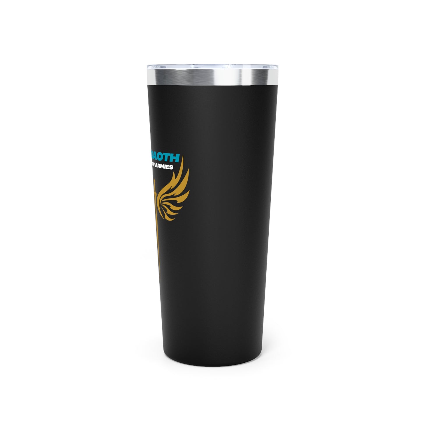 22oz Insulated Tumbler — Jehovah Sabaoth “Lord of Arms” Design