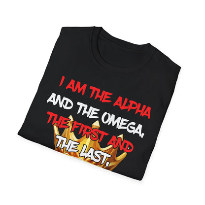 I Am The Alpha, Unisex Softstyle T-Shirt