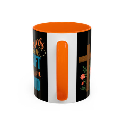 Inspirational Coffee Mug for Moms - 'Moms Are A Gift From God' Design
