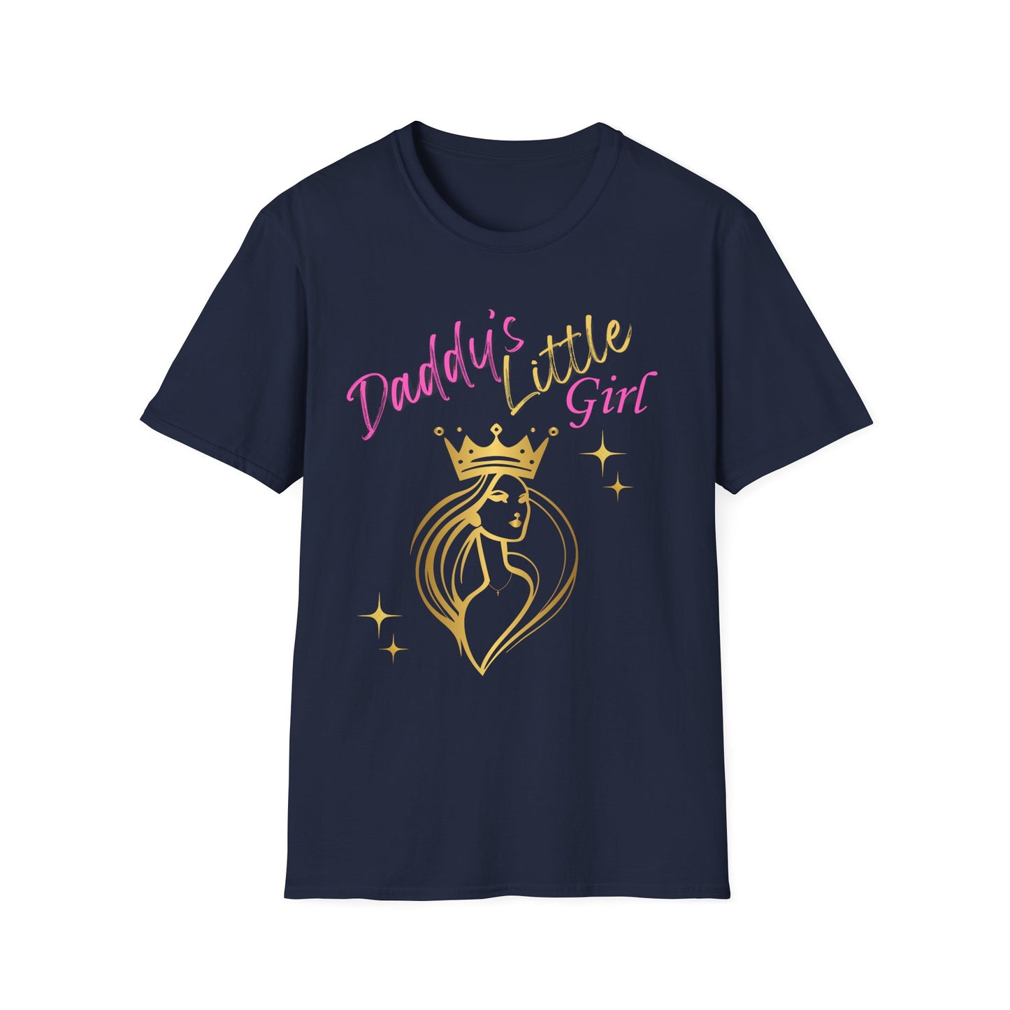 Daddy's Little Girl Unisex Softstyle T-Shirt - Cute Gift for Dads & Daughters