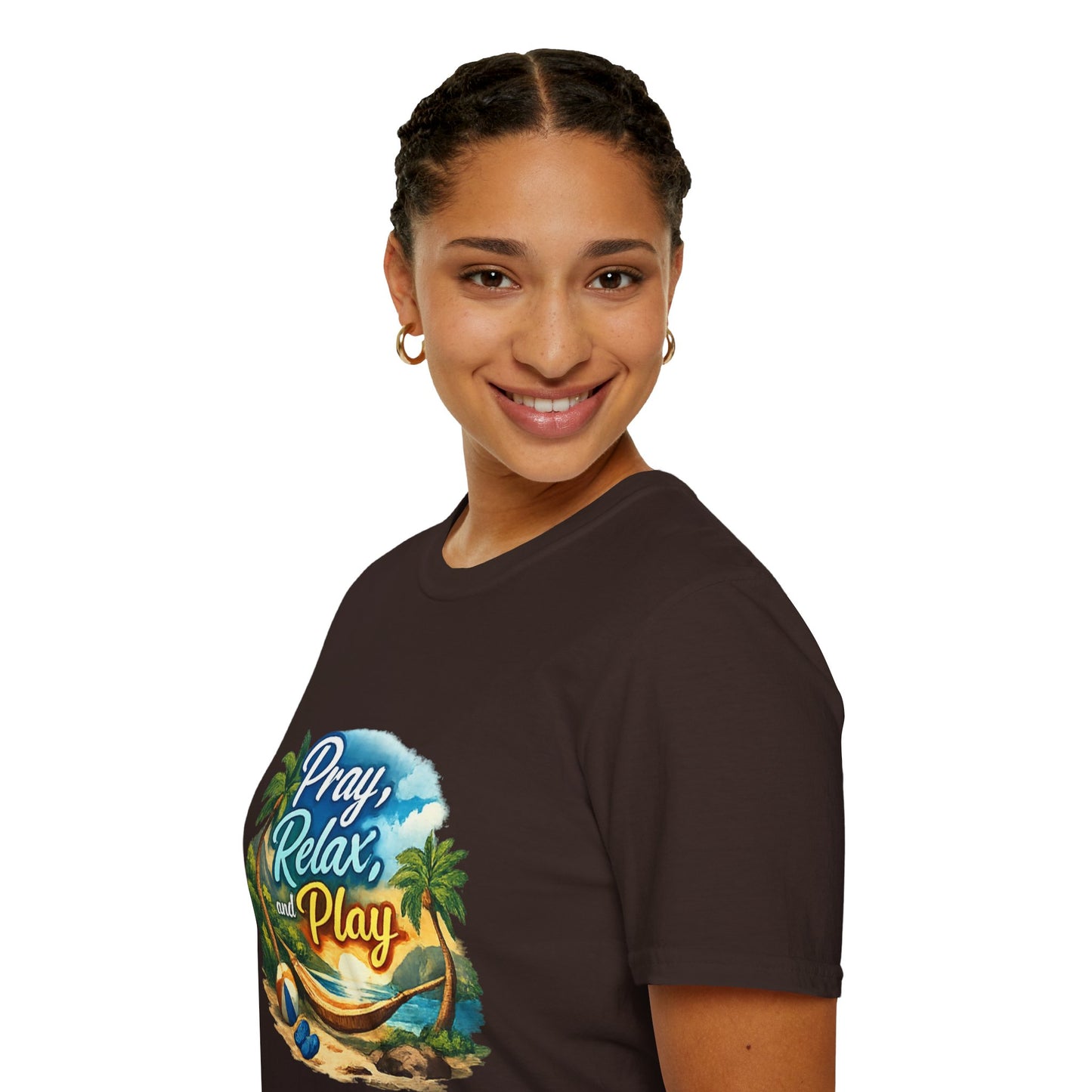 Pray, Relax & Play Beach T-Shirt