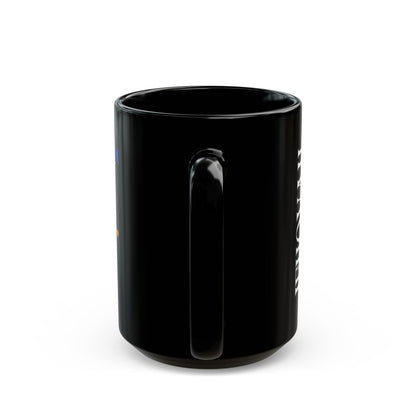 Jehovah Shalom - Crown Black Mug - 11oz & 15oz Coffee Cup for Faith and Inspiration