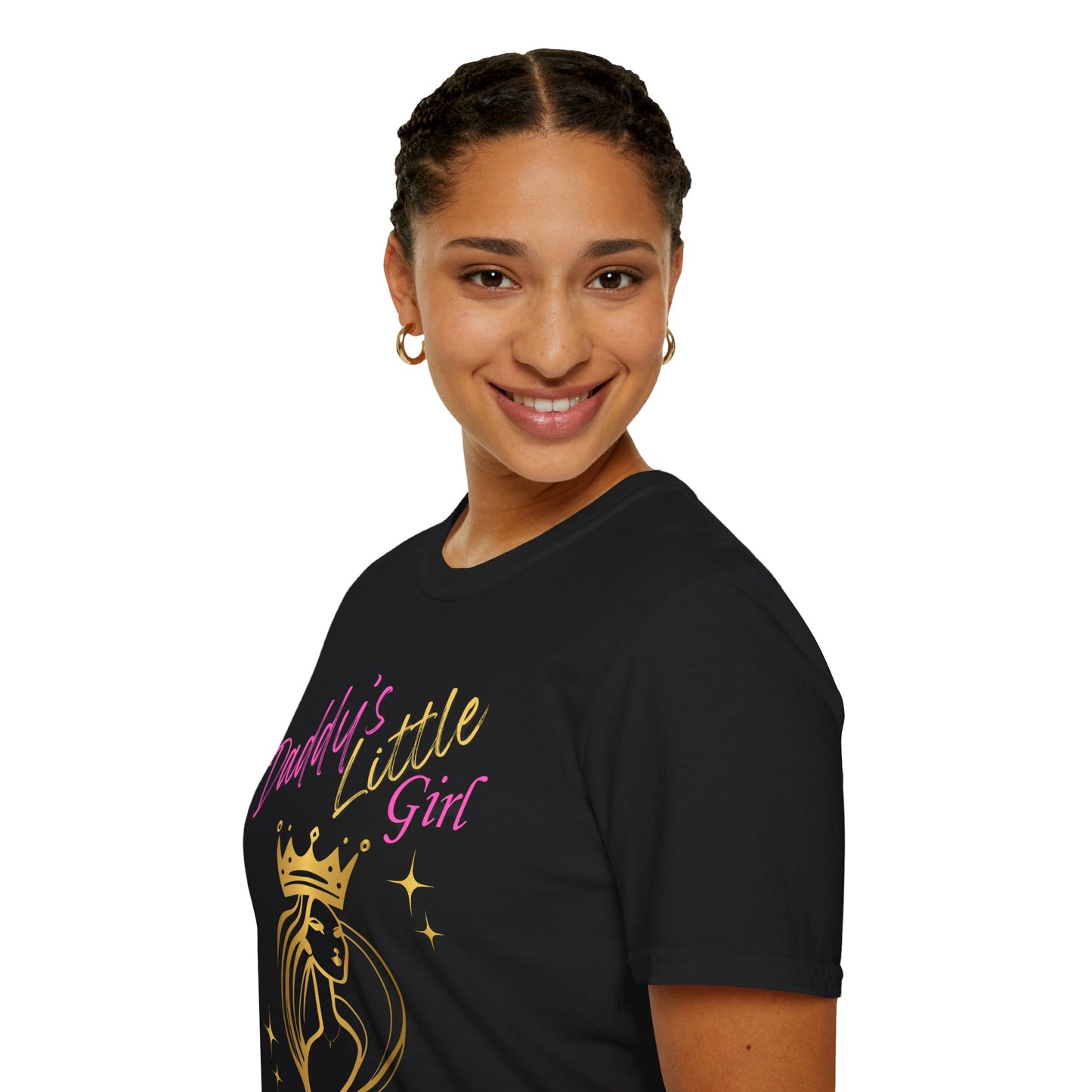Daddy's Little Girl Unisex Softstyle T-Shirt - Cute Gift for Dads & Daughters