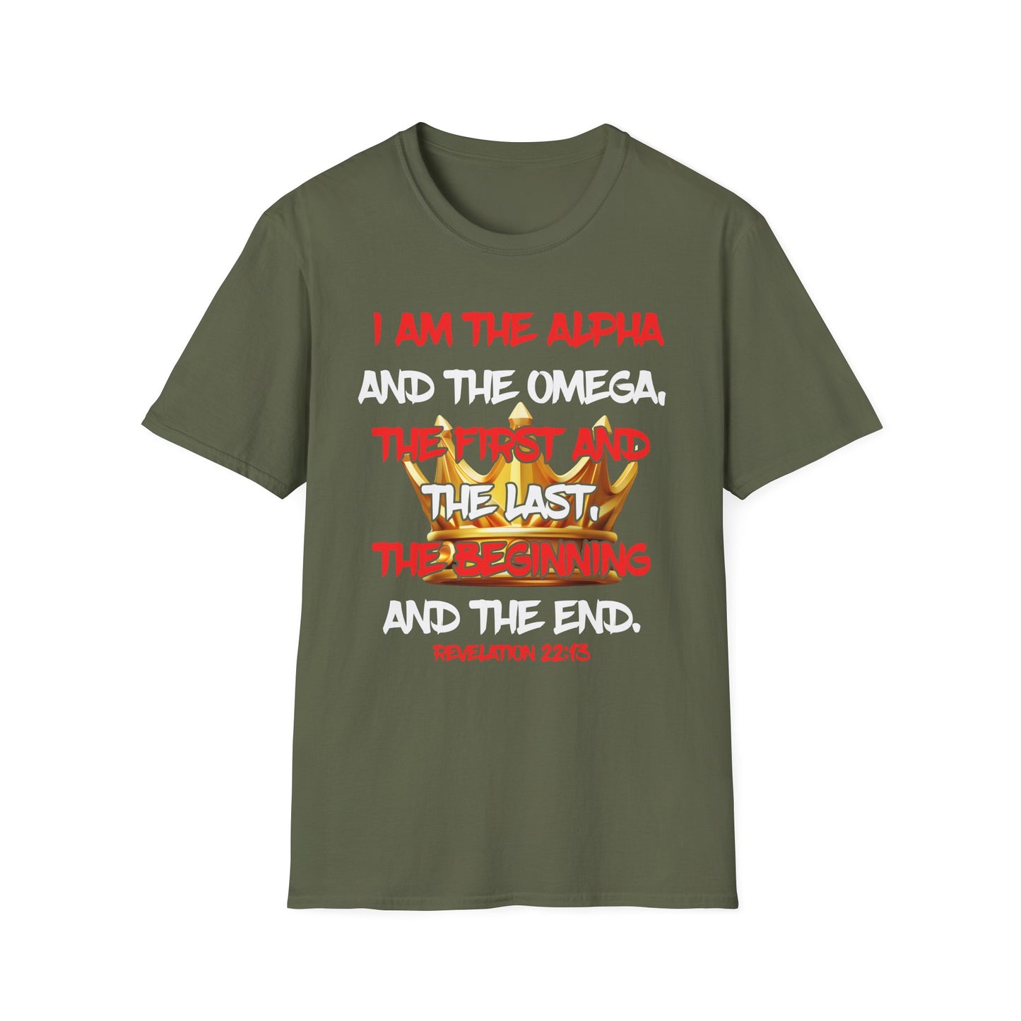 I Am The Alpha, Unisex Softstyle T-Shirt
