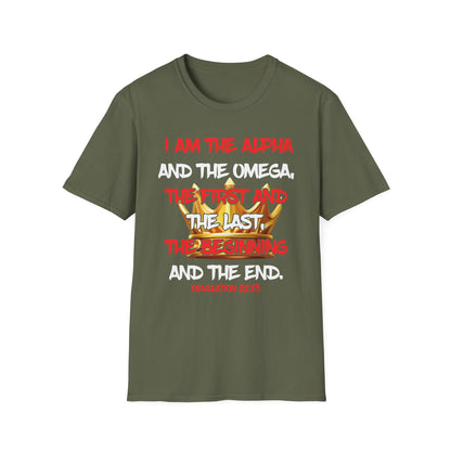 I Am The Alpha, Unisex Softstyle T-Shirt