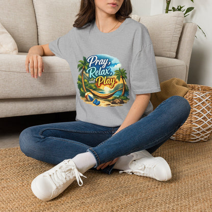 Pray, Relax & Play Beach T-Shirt