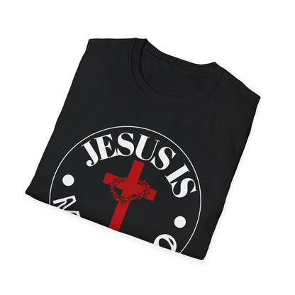 'Jesus is My Hero' Faith-Inspired Unisex Softstyle T-Shirt