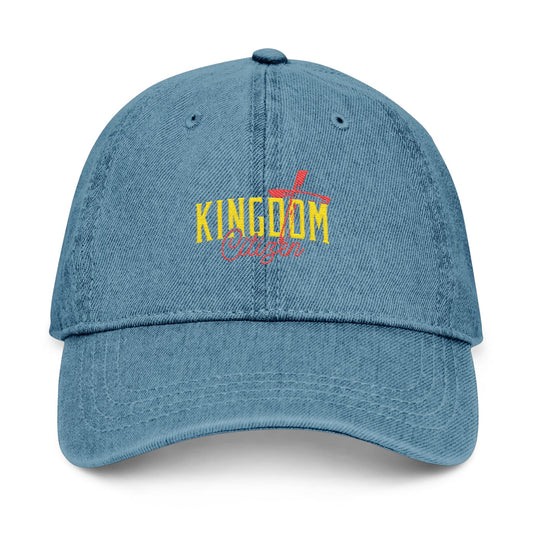 Kingdom Citizen Embroidered Denim Hat - Stylish Faith-Based Accessory
