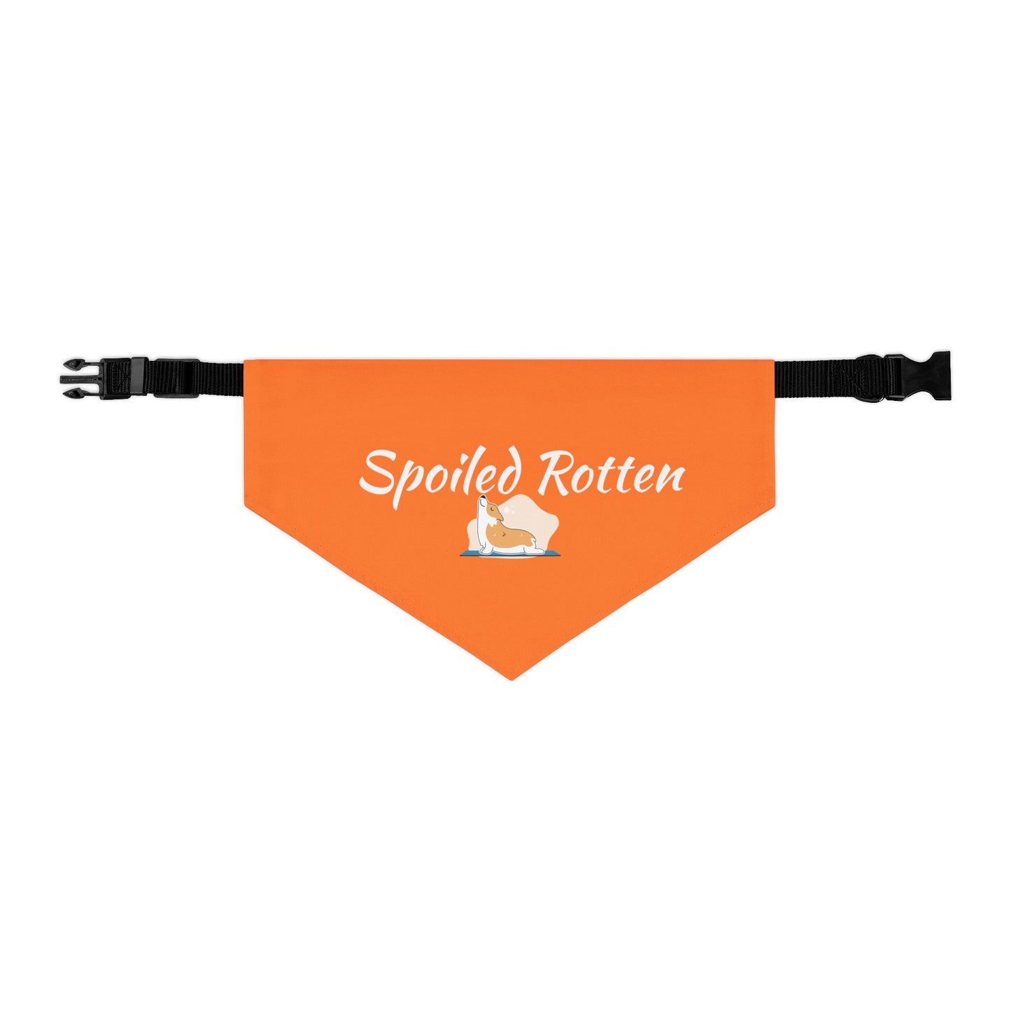 Spoiled Rotten Pet Bandana Collar - Cute Dog Accessory for Spoiled Pets