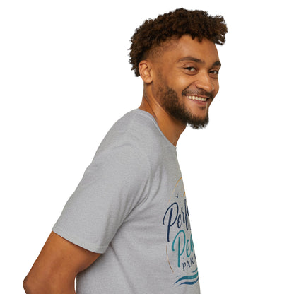 Perfect in Peace Paradise T-Shirt — Beach Palm Sunset Graphic Tee
