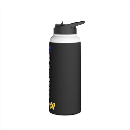 Raving Momma Stainless Steel Water Bottle - Neon Festival Pride Design