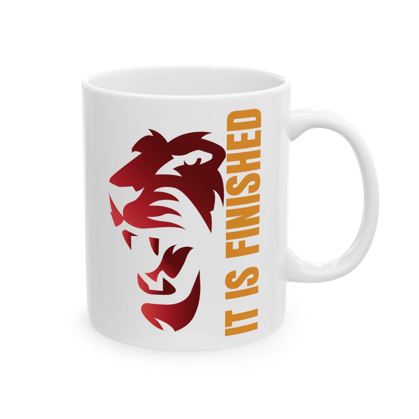 Inspirational Ceramic Mug - "It's Finished" - Perfect Gift for Coffee Lovers and Motivational Moments