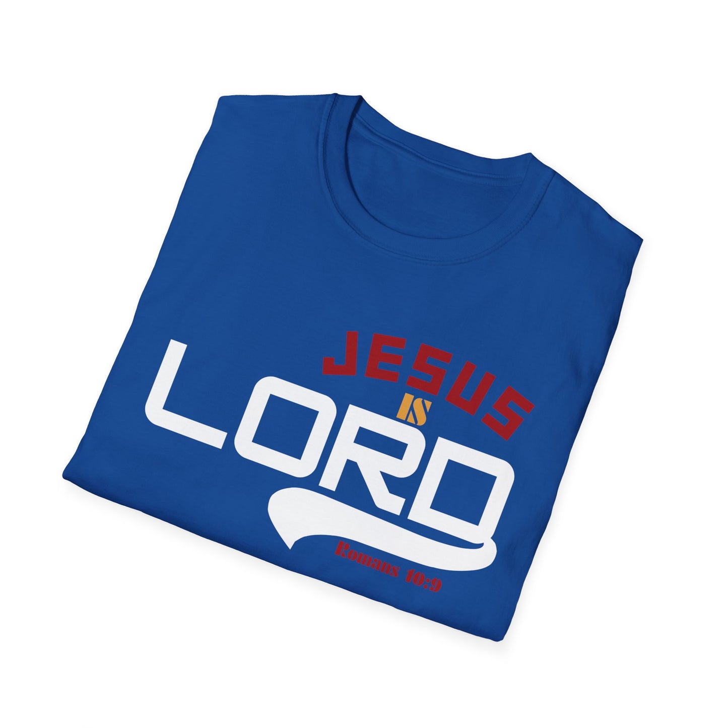 Inspirational Jesus is Lord T-Shirt | Unisex Softstyle Tee for Faith & Fellowship