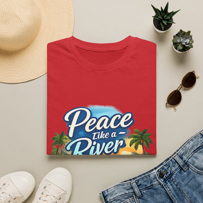 Peace Like a River T‑Shirt — Scenic River Prayer Tee