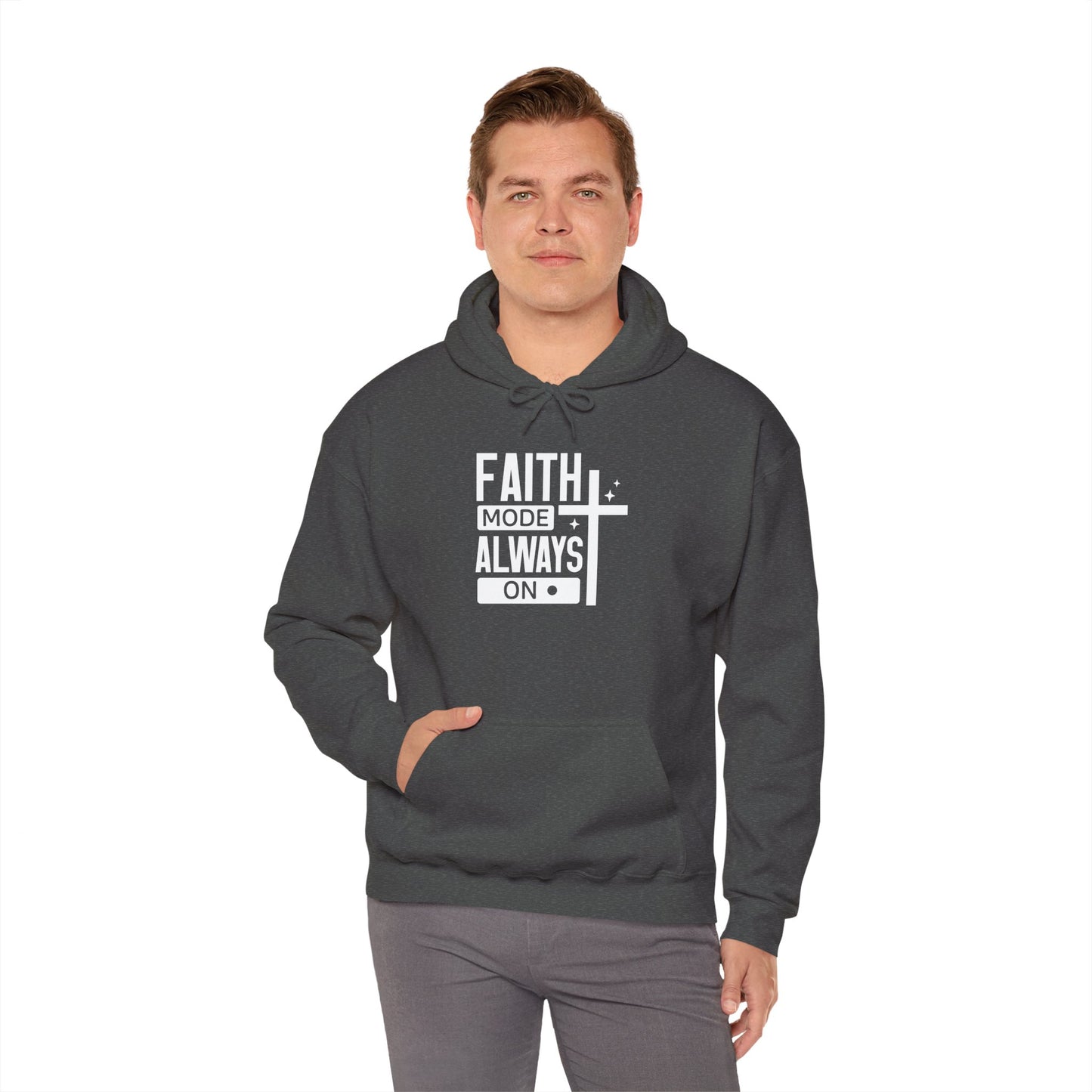 Faith Mode Hooded Sweatshirt - Unisex Heavy Blend™