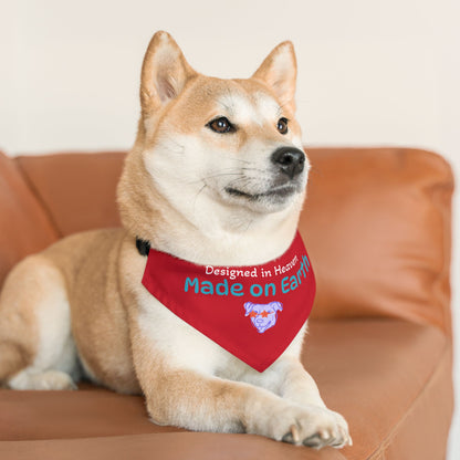 Designed in Heaven, Made on Earth-Custom Pet Bandana Collar
