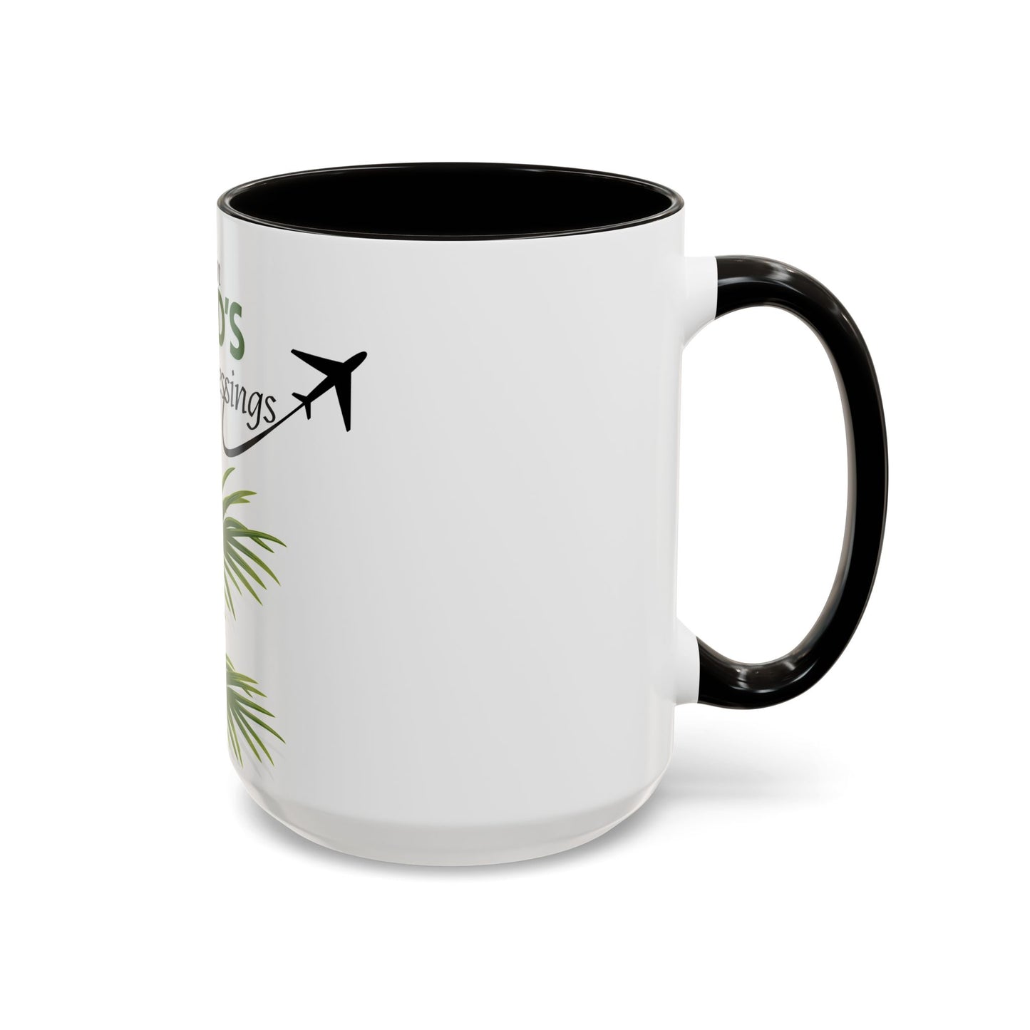 Travel-Themed Inspirational Mug - "Traveling in GOD's Blessings"