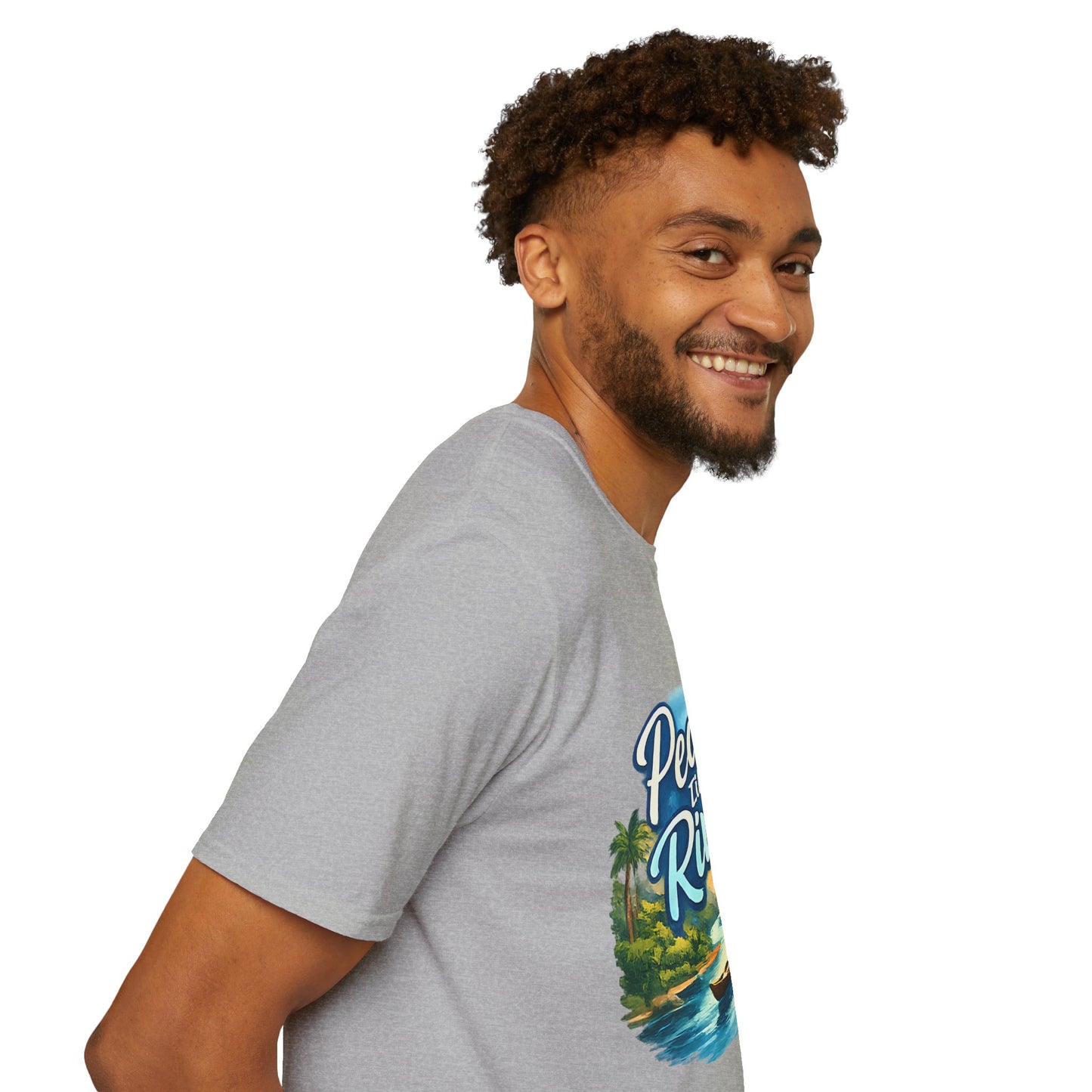 Peace Like a River T‑Shirt — Scenic River Prayer Tee