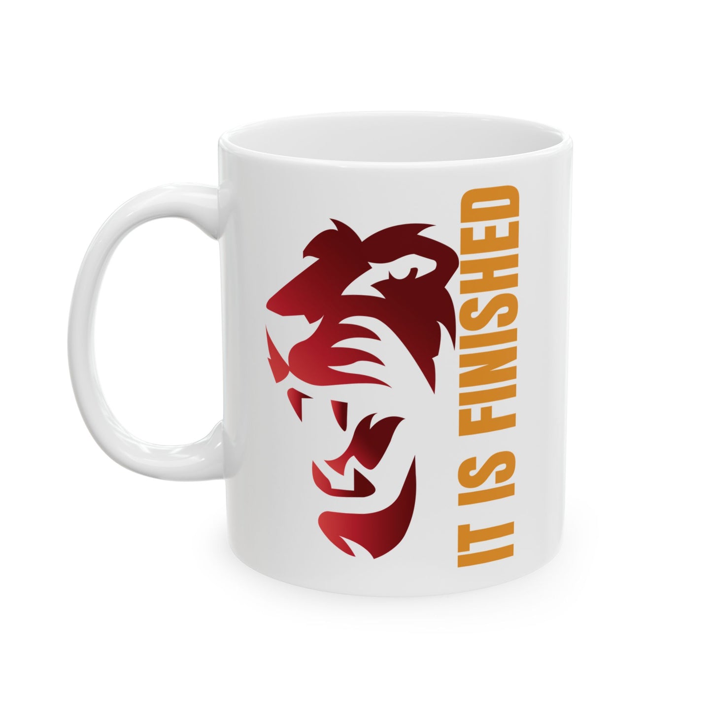 Inspirational Ceramic Mug - "It's Finished" - Perfect Gift for Coffee Lovers and Motivational Moments