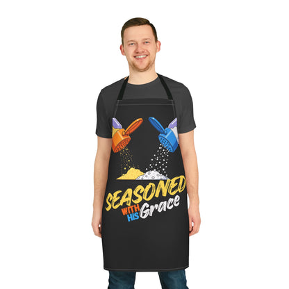 Creative Chef Apron - Seasoned with His Grace (Unisex)