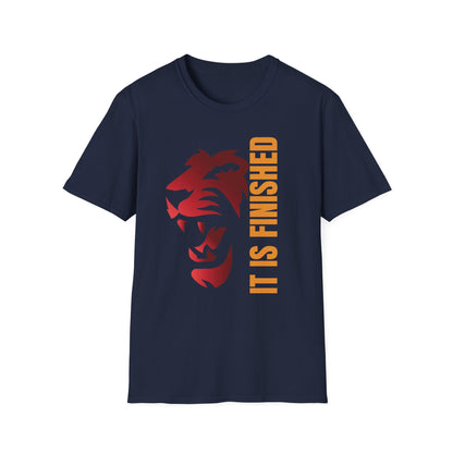 Unisex Softstyle T-Shirt - 'It Is Finished' Motivational Tee for Inspiration and Faith