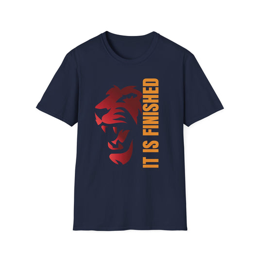 Unisex Softstyle T-Shirt - 'It Is Finished' Motivational Tee for Inspiration and Faith