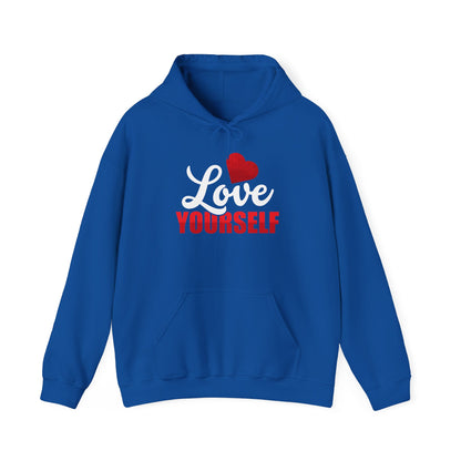 Love Yourself Unisex Hooded Sweatshirt